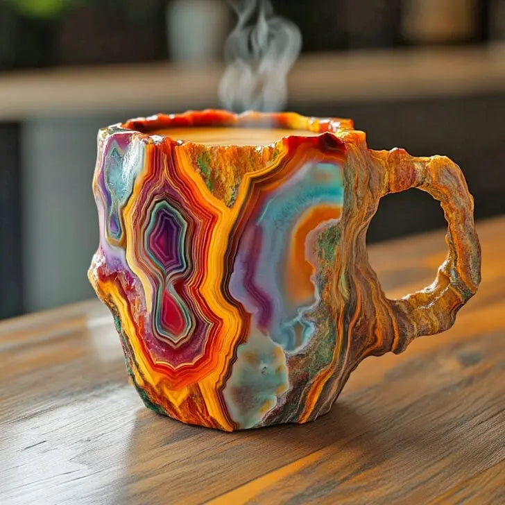 Krystall-Infusert Mineral Kaffe Kopper