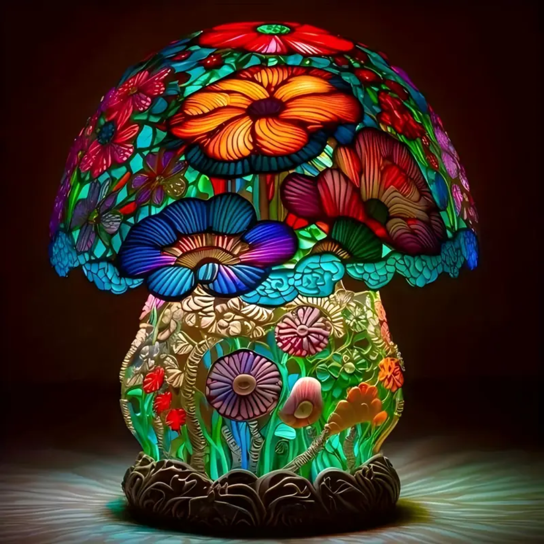 Frostet Sopp Lampe